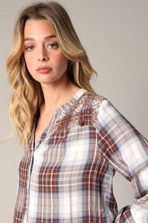 Chemise Deeluxe Izélia à Carreaux